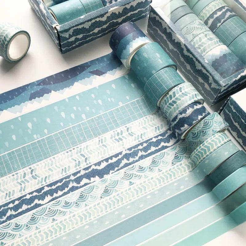 12 Pcs Vintage Washi Tape Set Creative Japanese Kawaii Masking Tapes Paper Diy Decoration Material