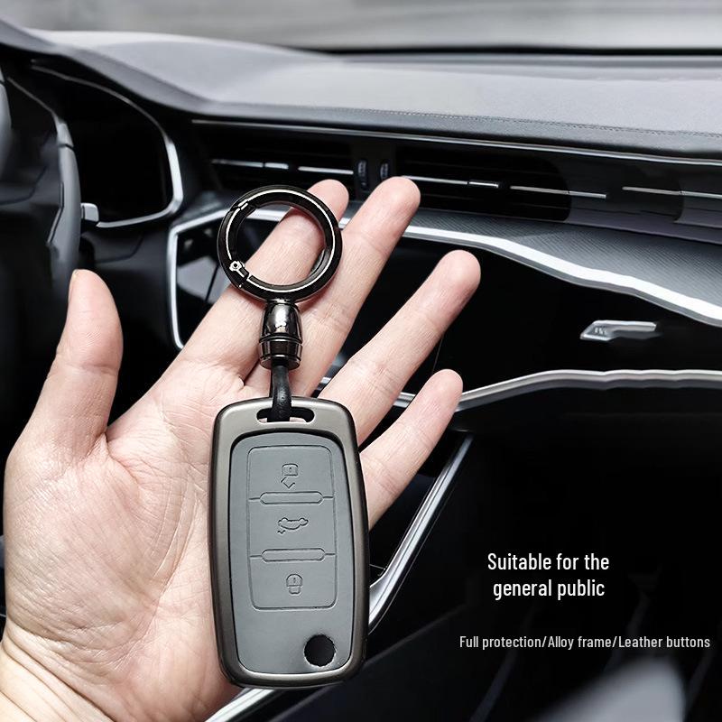 Compatible with Volkswagen Lavida, Lingdu, T-Roc, Touran, Tiguan L Key Case and Keyring.