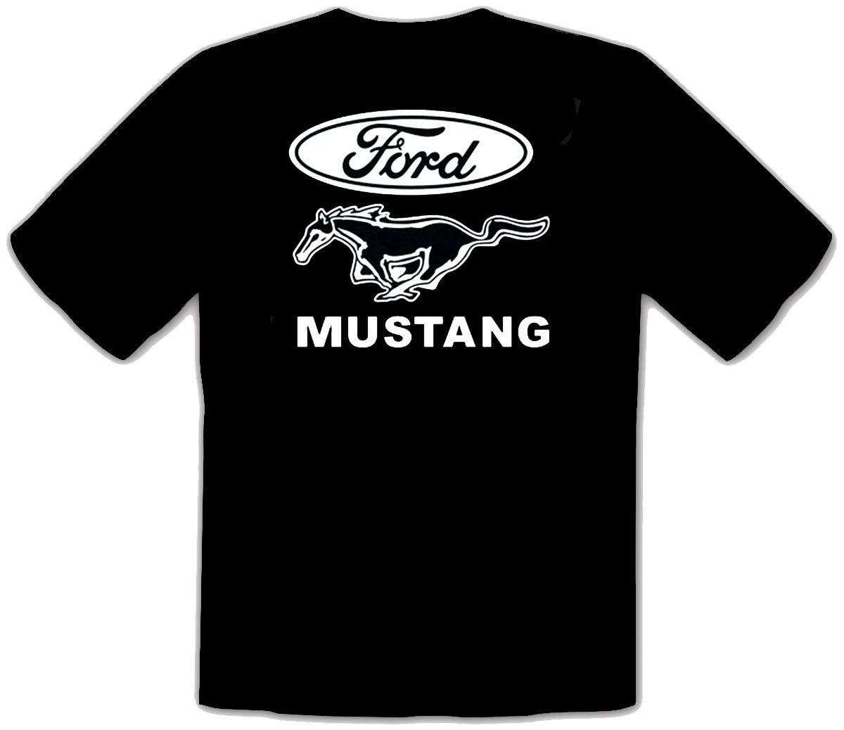 Ford Mustang Car Logo Black Kids T-Shirt -272-SW-Kids- S