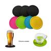 Cup Coaster Anti-scalding Silicone Round Heat Insulation Mat Tableware Counter Pad Coffee Cups Placemat Kitchen Supplies