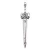 Anime Charms Multi Color Medieval Sword Pendants For Fantasy Warrior Themed Jewelry