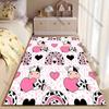 Cute Cows Hearts Rainbows Carpet Yoga Living Room Room Decor Children's Crawling Mat Doormat Area Rug Games Mat