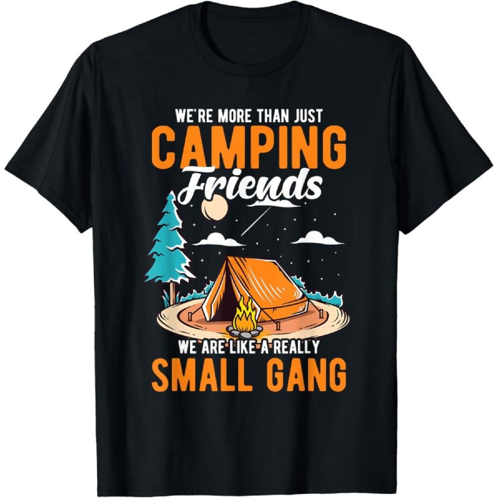 Camper We're More Than Just Camping Friends Small Gang T-Shirt(1)