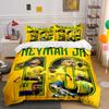 Set Biancheria da Letto con Stampa Highlights Calcio Neymar 1 Copripiumino 2 Federe per Adulti e Bambini Regalo di Lusso Misura Matrimoniale