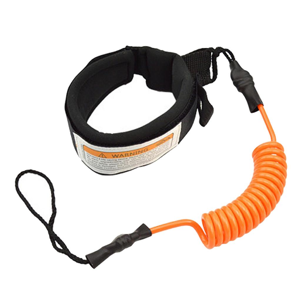 

1.6m Surfing Leash Surfboard Bodyboarding Leg Rope Stand Up Paddle Board оранжевый