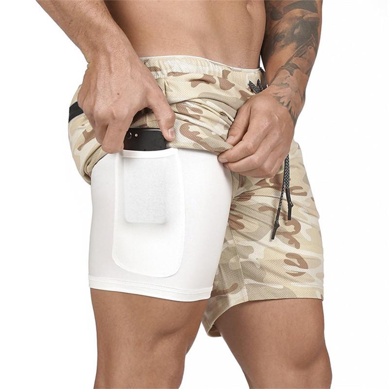 camo athletic shorts