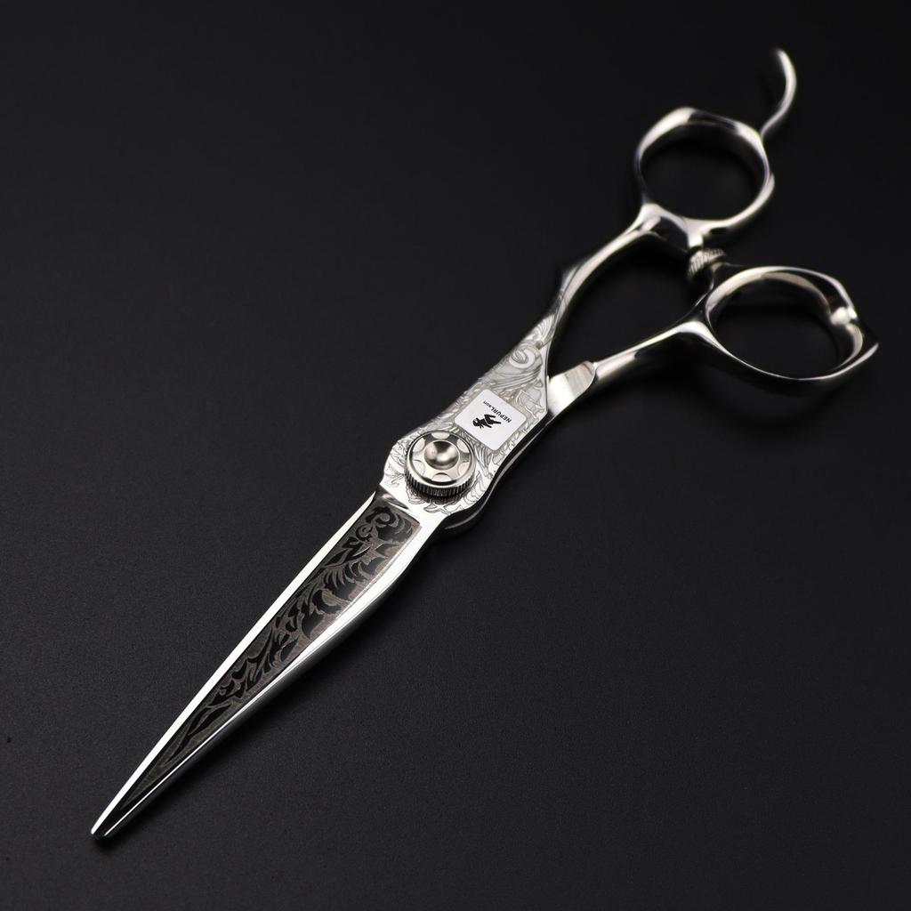 6.8-inch 440C Engraved Hairdressing Scissors Model 07-1