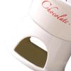Schokoladenfondue-Topf 300ml Käse Teelicht Porzellan Schmelzen für