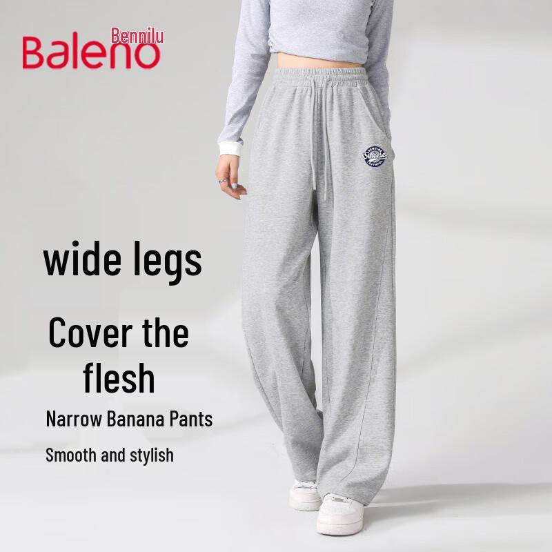 

Baleno Women s High-Waist Tapered Casual Pants M