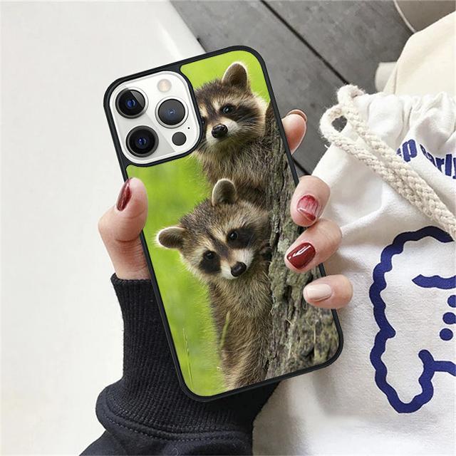 raccoon Unique Design Phone Case Cover For iPhone 17 Air 15 16e 14 13 12 Pro Max 11 Pro Max Plus Coque Shell