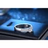 Classic Mozambican Diamond Ring European and N Fashion Explosion of Platinum Plated Wedding Diamond Ring