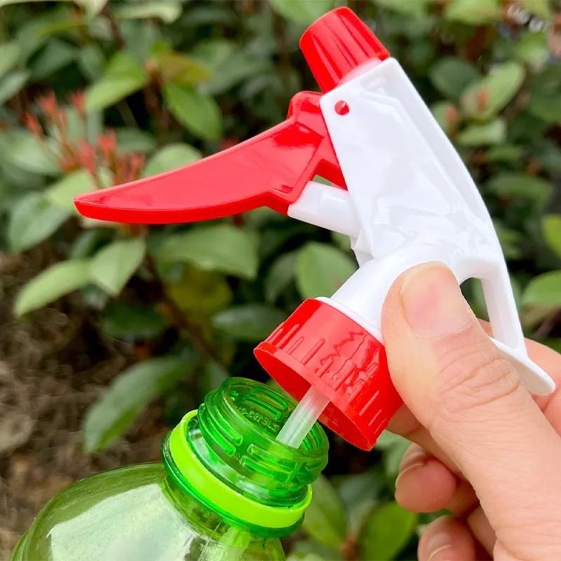 1/10x Trigger Sprayer Spray Bottle Nozzle Beverage Coke Bottle Watering Can Head Hand Button Hair Styling Garden Plant Watering