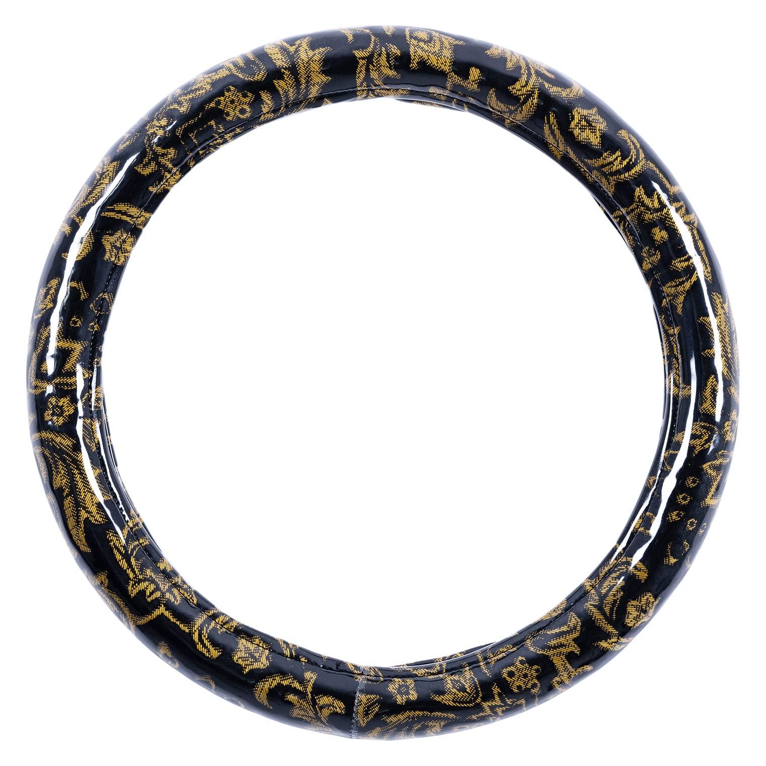 

Miyabi Truck Truck Truck Kinkazan Extra Thick Steering Wheel Small (MIYABI) Supplies, Parts, Interior, Cover, Versailles, Black, (36-37cm), HC-VRSBK чёрный