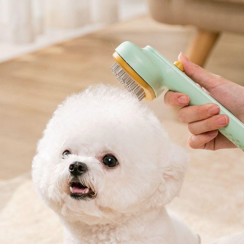 Self-Cleaning Pet Needle Comb Stainless Steel Dog Hair Remover Pet Massage Comb Bath