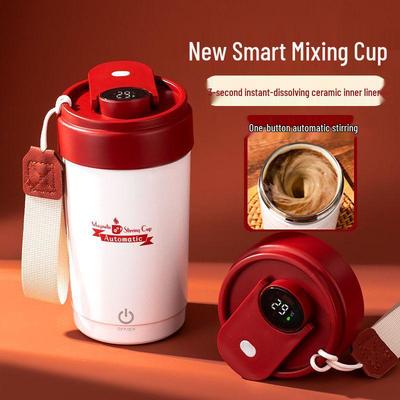 Rechargeable Stainless Steel Auto-Stirring Electric Coffee Cup