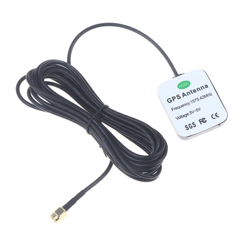 

Car Gps Antenna Sma Connector 3 Meter Cable Gps Signal Antenna Receiver Auto Aerial Adapter For Car Navigation Camera Mp5 Player one size
