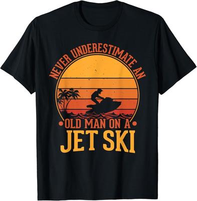 Vintage Water Jet Ski Fun Beach for Men, Retro Jet Ski Gift Unisex T-Shirt