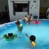 Toddler Floatie Swim Trainer Jackets Kids Swim Vest Swimming Pool Floatation Jackets Pool Arm Float Easy to Use