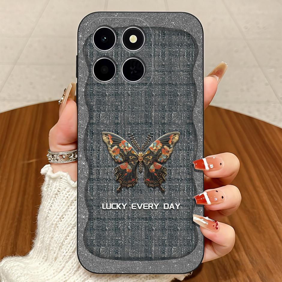 For Honor X6C X6B X6D X7D X7C Case Brilliant Flower Vintage Dyeing Anti-drop Simplicity Matte Shell For HonorX6C honorx7d Bumper