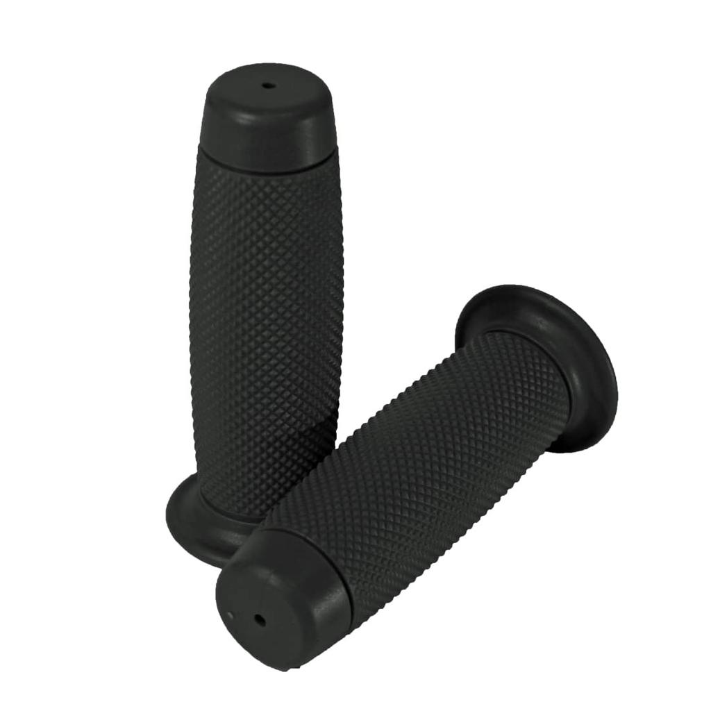 MOTO BASE Motorcycle Rubber Handle Grip for 0.9 inch (22.2 mm) (7/8) Barrel Shape