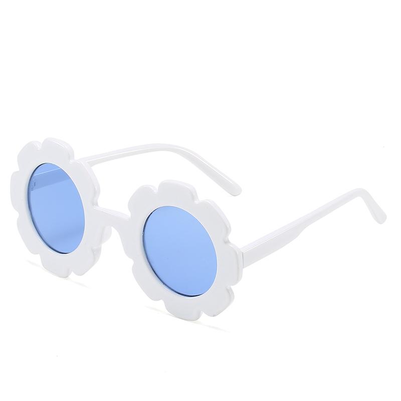 Cute Colorful Flower Shape Sun Glasses Boy Girl Exquisite Sweet Decoration Sunglasses Birthday Party Children Eyeglasses