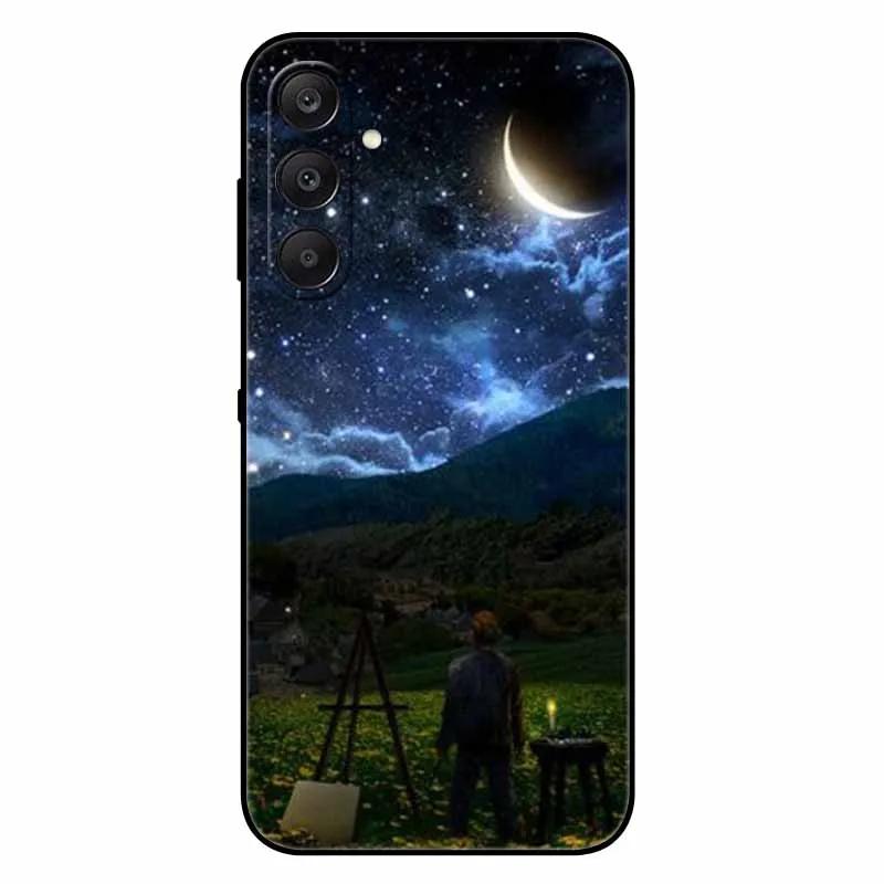 For SAMSUNG A17 5G Case TPU Soft Silicone Cover Space Wolf Shockproof Cover For Samsung GalaxyA17 5G Coque Cartoon Bumper A17 5G
