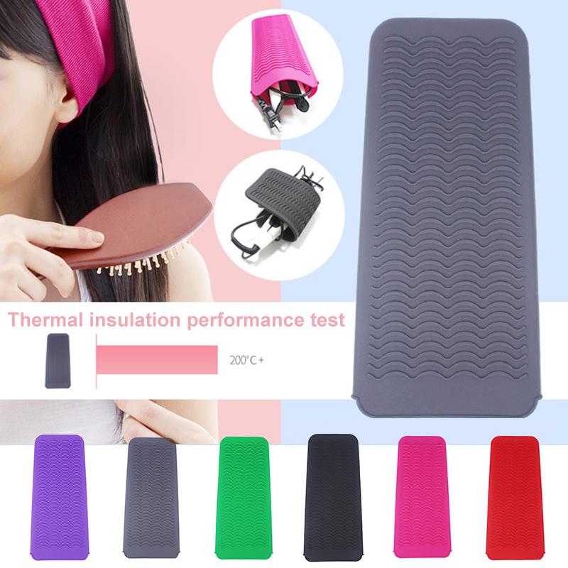 Insulation Silicone Heat Resistant Mat Storage Pouch Hair Straightener Bags