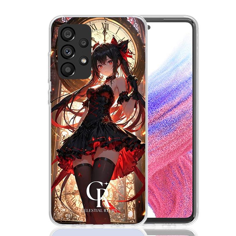 Date A Live Tokisaki Kurumi Phone Case For Samsung Galaxy A52 A32 A22 A12 A02S A50S A30S A51 A31 AA71 Note 20 Ultra 10 S10 Plus