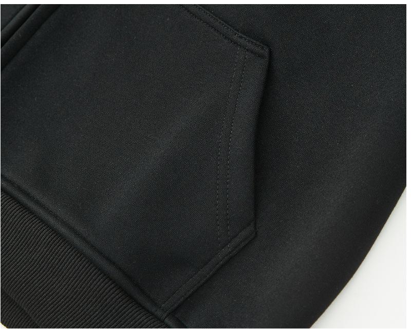 Unisex Heavyweight 720g Cotton Zip-Up Hoodie - Solid Color, Loose Fit, Super Thick, Cardigan Style