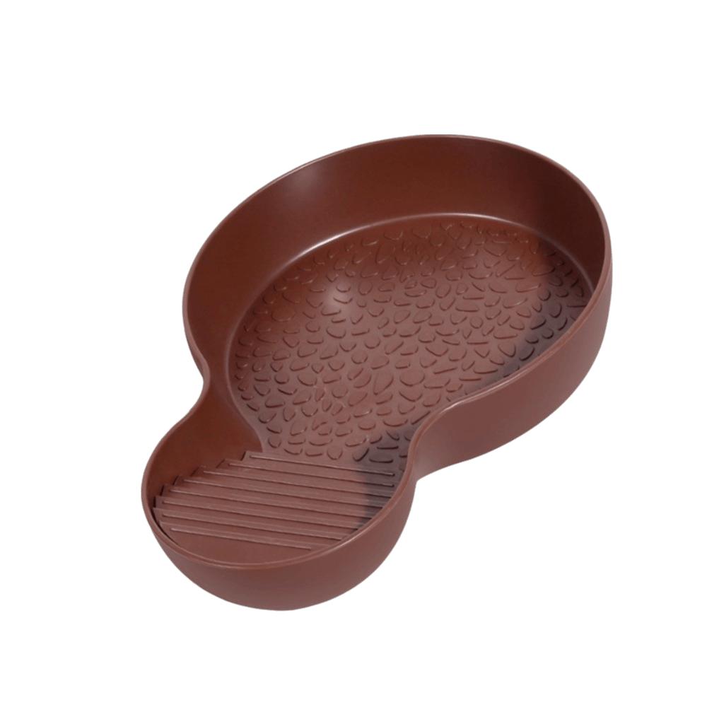 Non-Slip Reptile Bathing Pool With Ramp Turtle Pond Landscaping Amphibians Water Bowl  Pet Habitat