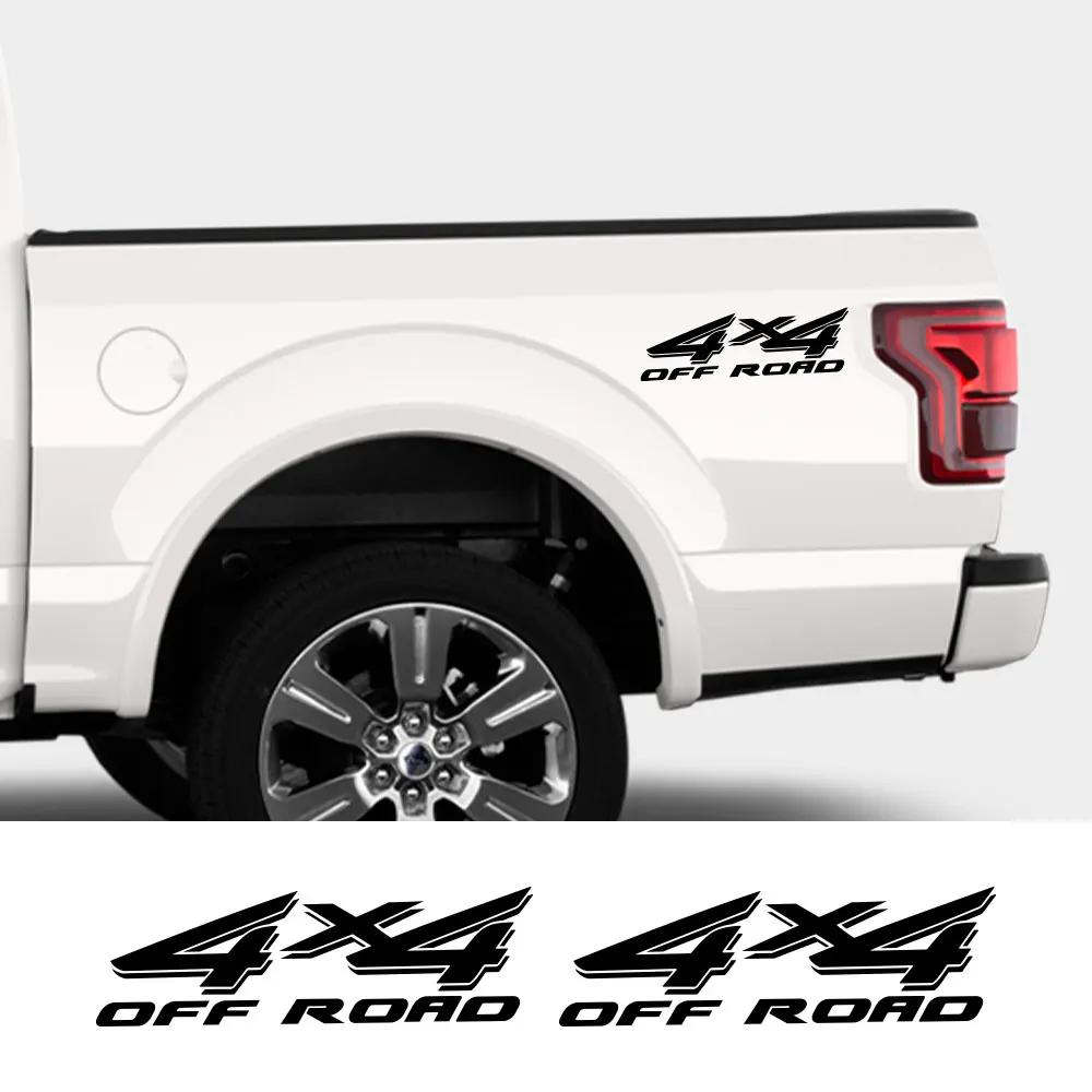 Doordash 4x4 Off Road Car Rear Trunk Side Decals for Ford F Series F150 250 350 Pickup Body Sticker Truck Vinyl Auto Decor