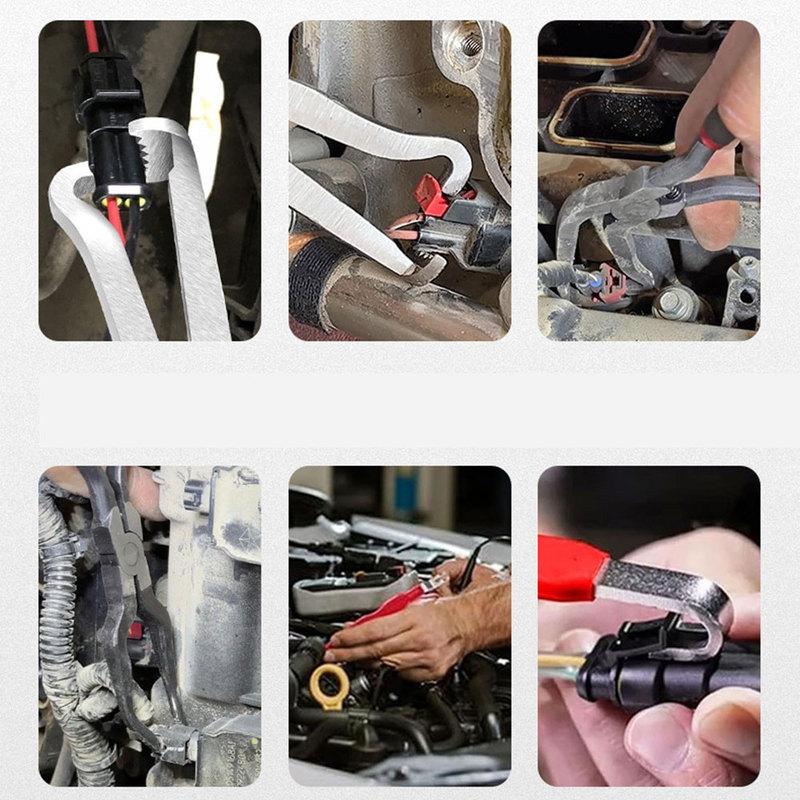 4PCS Car Electrical Disconnect Pliers 60 Degree Electrical Connector Separator Wiring  Repair Tools