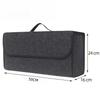 1/2pc Foldable Car Trunk Storage Box Large Capacity Anti Slip Felt Cloth Car Interior Tidy Container Boot Storage Organizer Bag