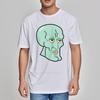 Unisexs Tshirt Quickdry Unisex Tshirt Green Alien Face On Black Cotton Casual Tee Classic Fashion Tshirt Vintage