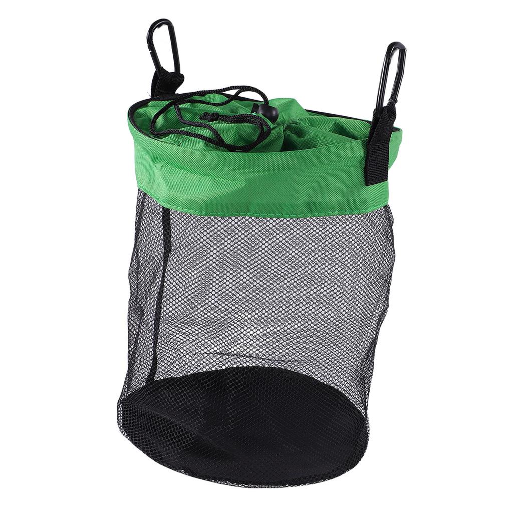 Mesh Clothespin Bag Holder Breathable Hanging Laundry Pin Storage Bag with Drawstring Closure Buckle Oxford Fabric