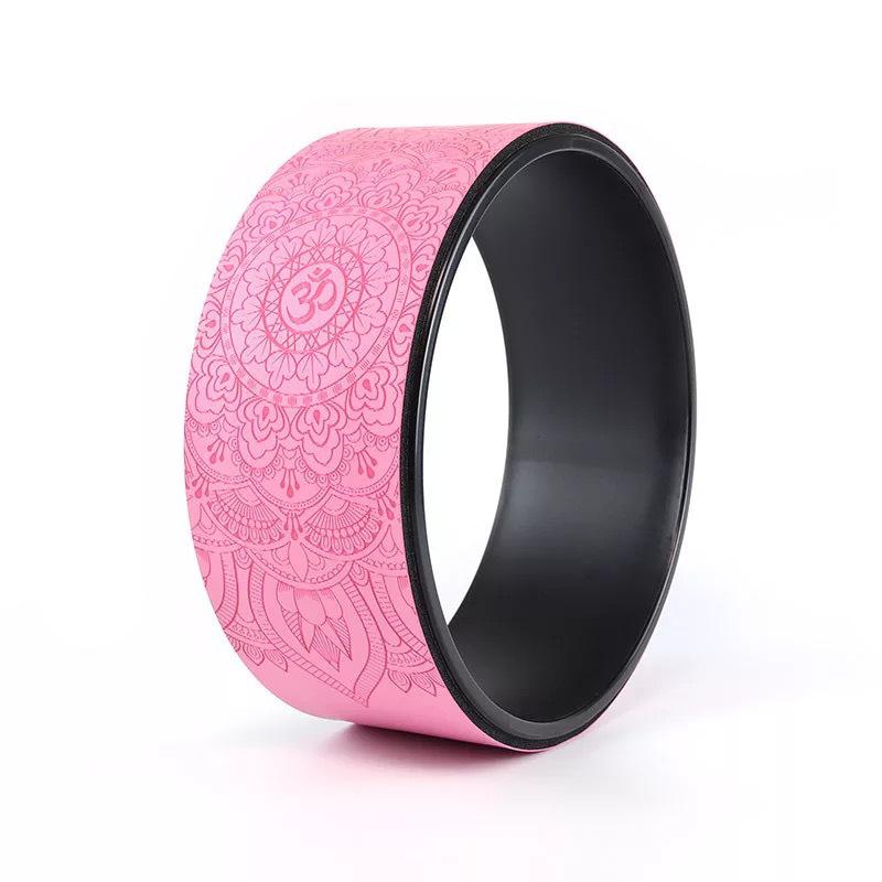 Yoga Wheel Shoulder Opener & Backbend Ring - Cork Pilates Circle for Flexibility & Fitness