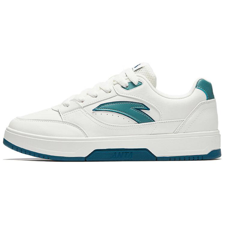 Anta BASIC Low Top Sneakers Mens White Green 112438012-3 42