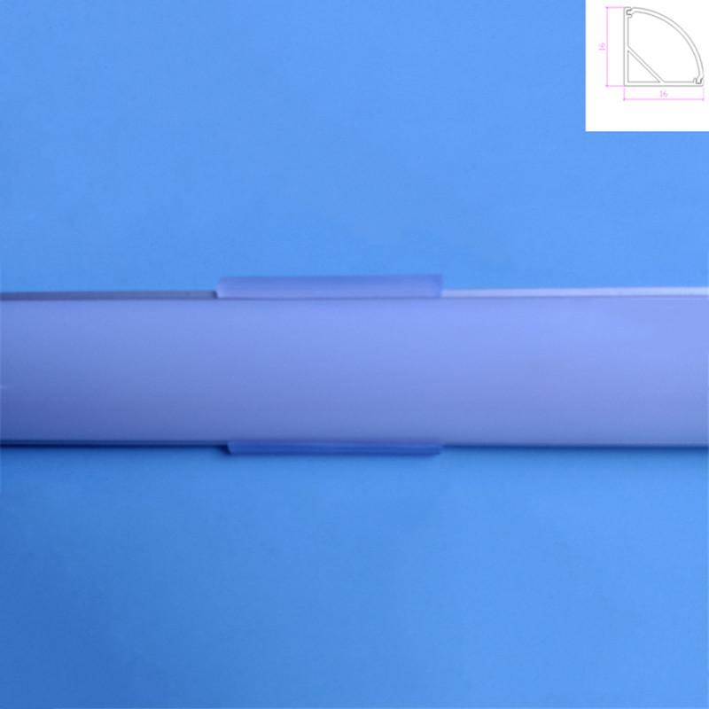 90/180 Degree Corner Connector 16*16mm 17.5*7mm LED Aluminum Profile Connector Under Cabinet U Shape V Shape Bar Light Link