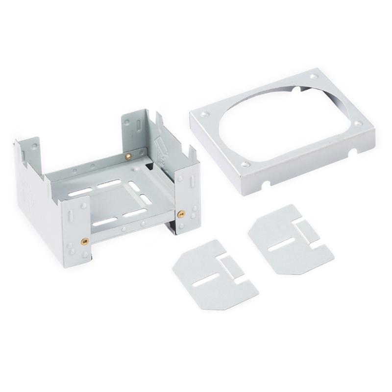 

Foldable Barbecue Stove Solid Fuels Stove for Camping Hiking, Folding Stove Solid Fuels Stove Tablets with Side Panel 1