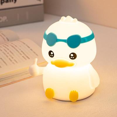 Go Duck Creative Night Light: Silicone Bedside Lamp & Sleep Companion Gift