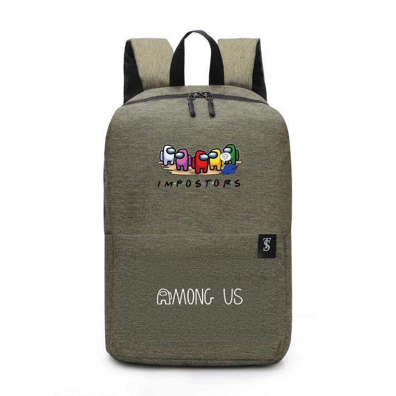 Us Among Visor Backpack Kids Rucksack Crewmate Back To School Bag Sus Impostor