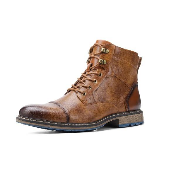 

Retro Men Boots Fashion Comfortable Spring Leather Boots 41