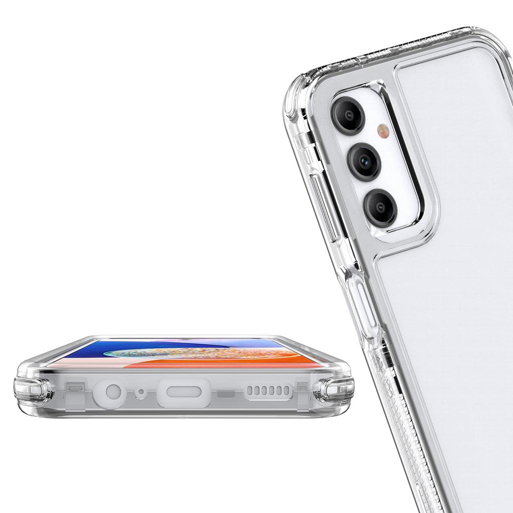 For Samsung Galaxy A14 5G/4G Clear Phone Case Acrylic+TPU 3-in-1 Design