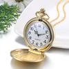 JEWELRYWE Pocket Watch Antique Analog Free Engraving Pendant Watch Pocket Watch Waterproof Antique Alloy Gold Coming of Age Ceremony Birthday