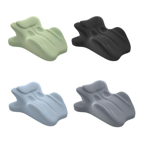 Couple Pillow Back Cushion with Wave-Shaped Design Ergonomic Posture Support Memory Foam Butt Cushion Leg Wedge