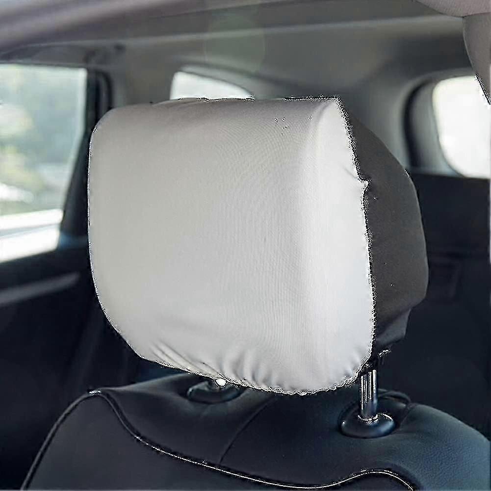 Pack Of 4 Car  Dustproof Washable Headrest Covers Removable Universal For Car Seats Accessories