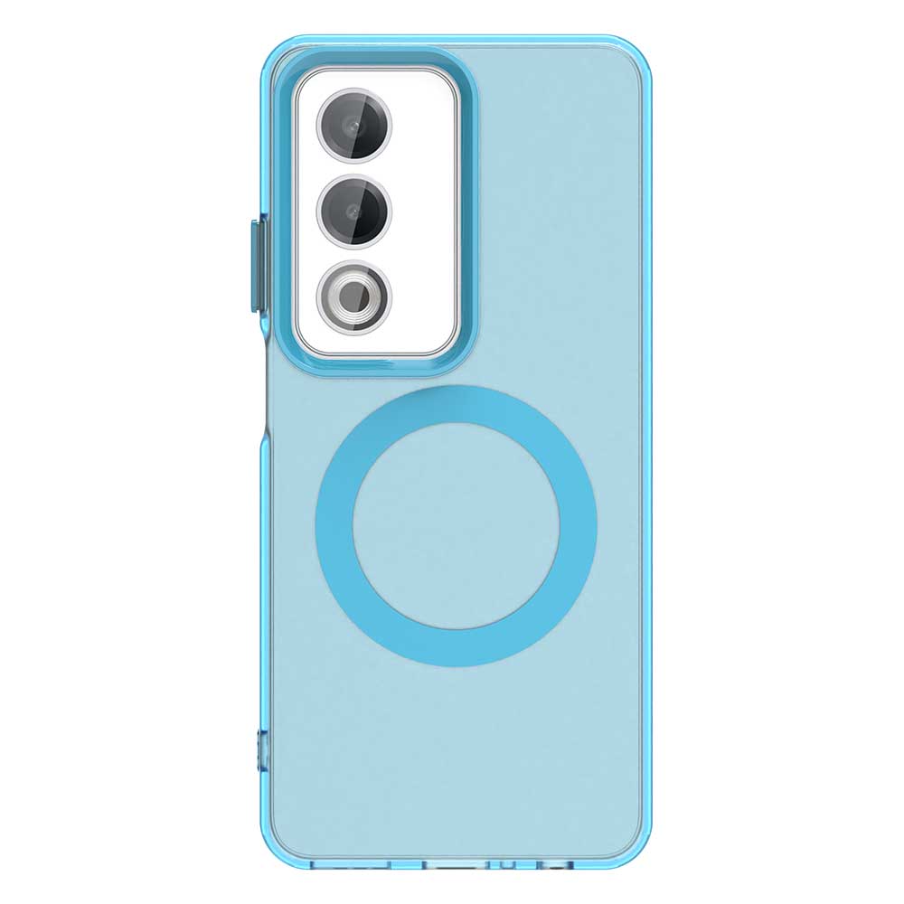 Magsafe Matte Phone Case For Oppo A3 Pro Protective Case Magnetic Wireless Charging For Oppo A80 5G Shockproof Back Cover