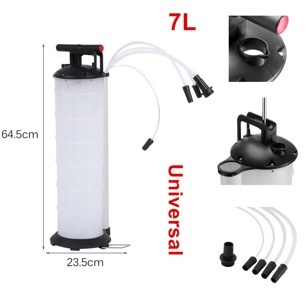 

Белый Экстрактор Жидкости Ручной Вакуумный Насос для Смены Масла 7 л