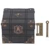 Wooden Vintage Wooden Box With Lock Handmade Treasure Chest Case Secure Elegant Vintage Wooden Treasure Box Home Display