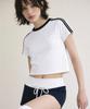 RANDOMOFF Sporty Track Crop T-Shirt (4Color)